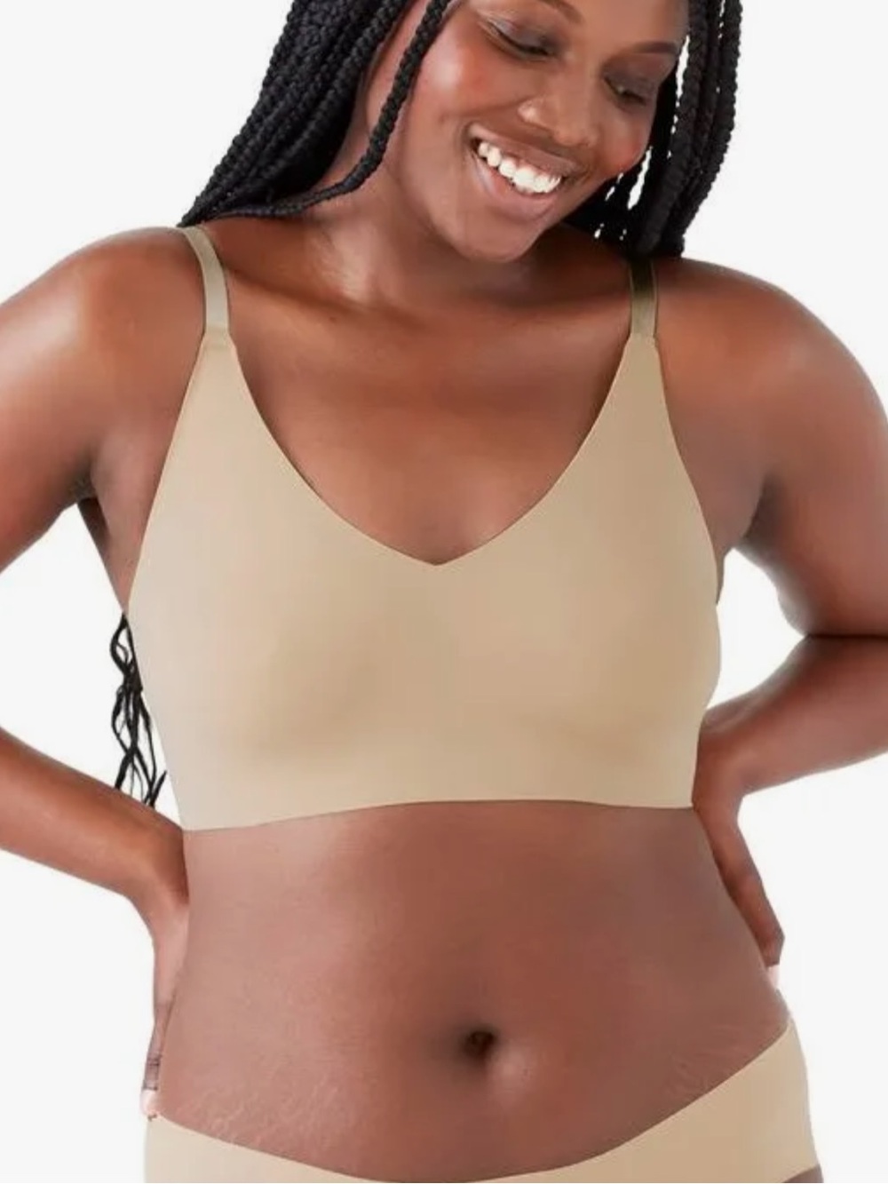 True & Co triangle convertible strap bralette MD